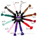 Rainbow Jumbo Hair Braid Hair Weave 30 Zoll 165 G